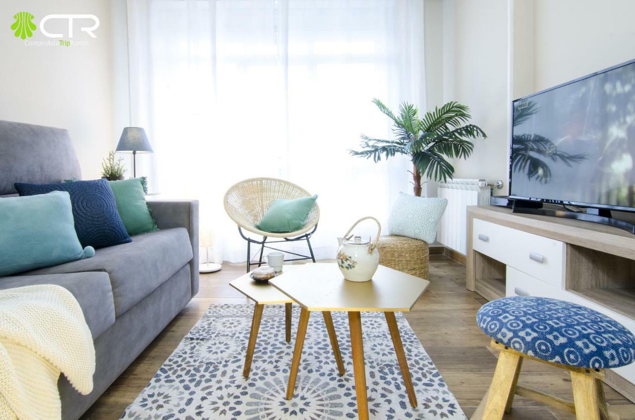 דירות סנטיאגו דה קומפוסטלה Apartamento Con Excelente Conexion & Garaje מראה חיצוני תמונה